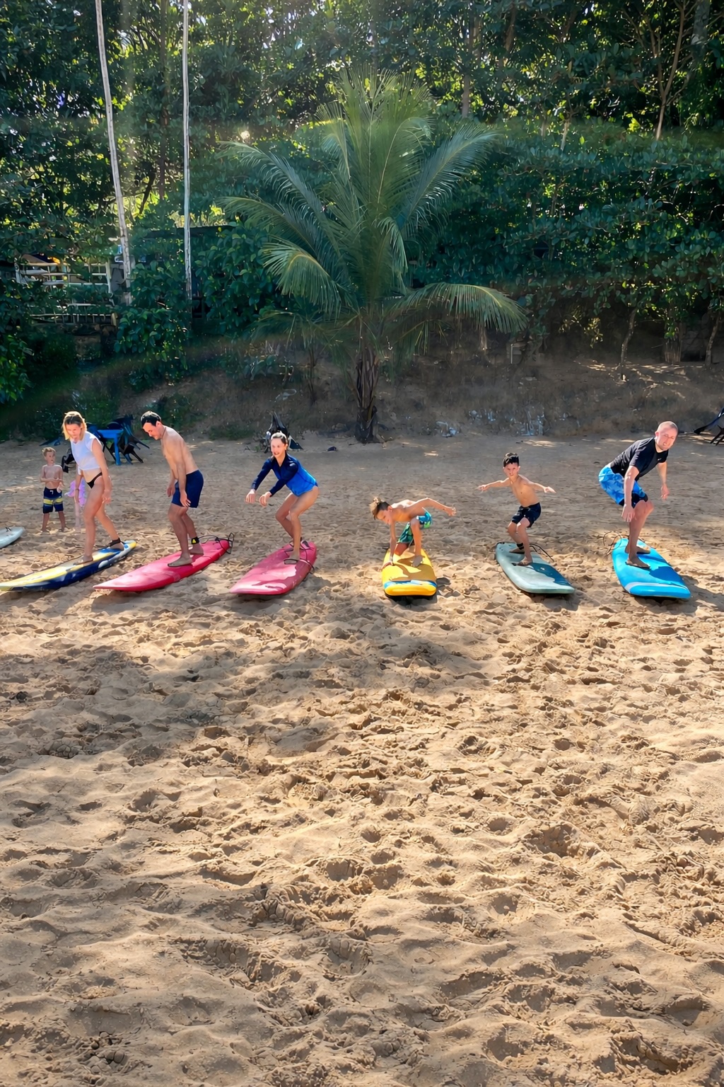 Surf lessons at Playa Grande
